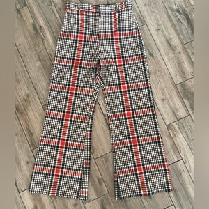 Free People Plaid Trouser